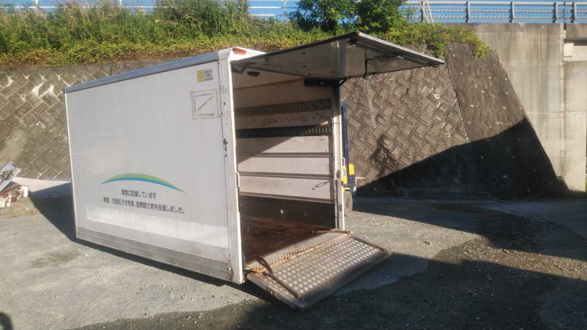 鹿児島発☆2tトラックコンテナ②（アルミバン）倉庫代わりに 