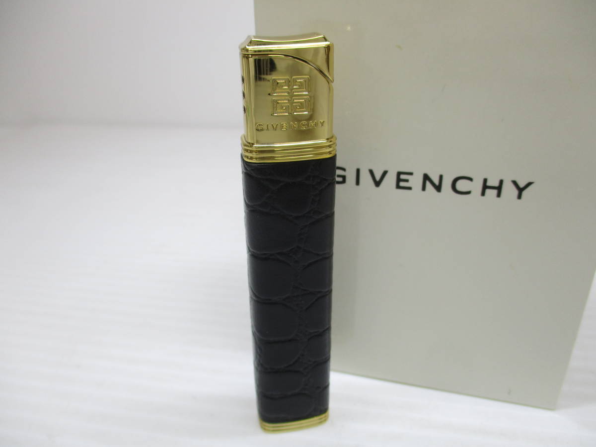 220836-003 GIVENCHY ジバンシィ ガスライター GV3500 革巻き