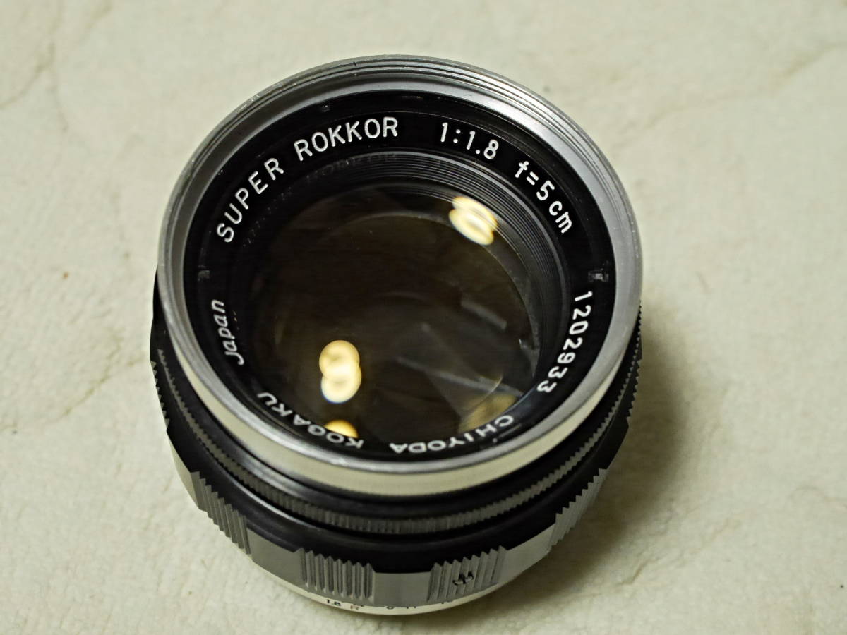 カメラ、光学機器 希少な美品 SUPER ROKKOR 1:2.8 f=45mm Chiyoko