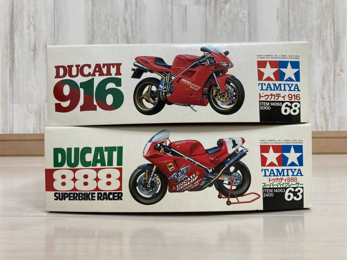 新品未使用】TAMITA 田宮 タミヤ Ducati 916 888 Superbike 2台セット