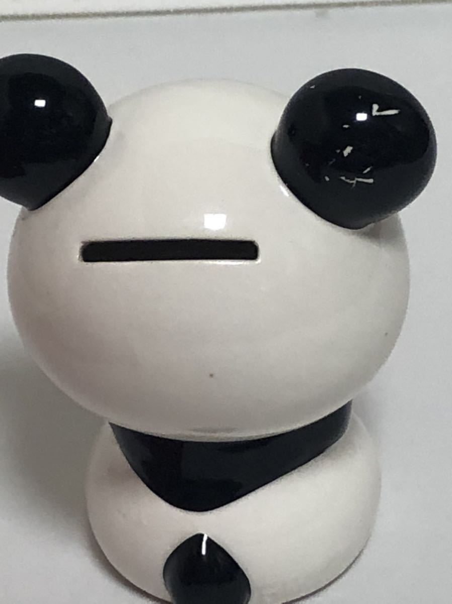 ◎ 内藤ルネ 貯金箱 パンダ 陶器 当時物 昭和レトロ 陶器 ルネ るね