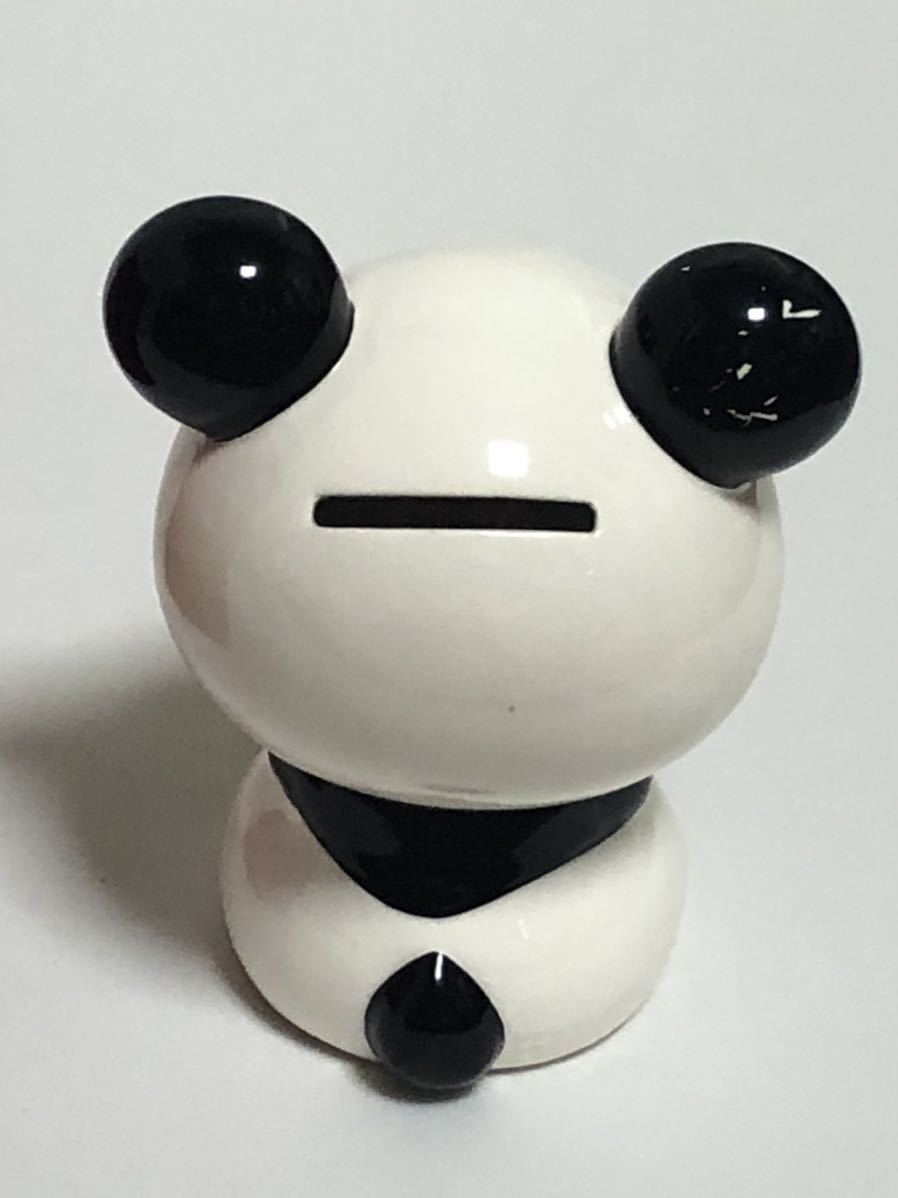 ◎ 内藤ルネ 貯金箱 パンダ 陶器 当時物 昭和レトロ 陶器 ルネ るね