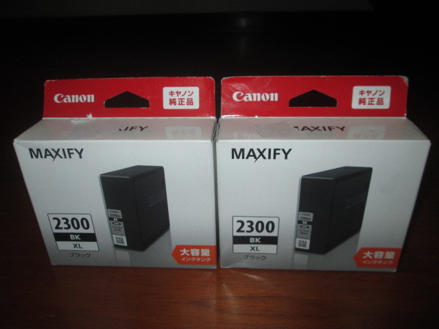【驚きの破格値】 Canon MAXIFY 純正 インクタンク PGI-2300XL ブラック 2箱 期限切れ(キヤノン)｜売買されたオークション情報、yahooの商品情報をアーカイブ公開 - オークファン キヤノン