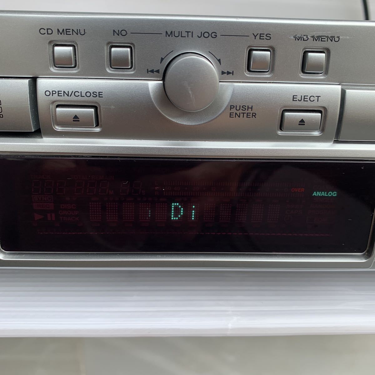 TEAC CDプレーヤーMDレコーダーMD-70CD-S2017年製動作未確認のためジャンク品