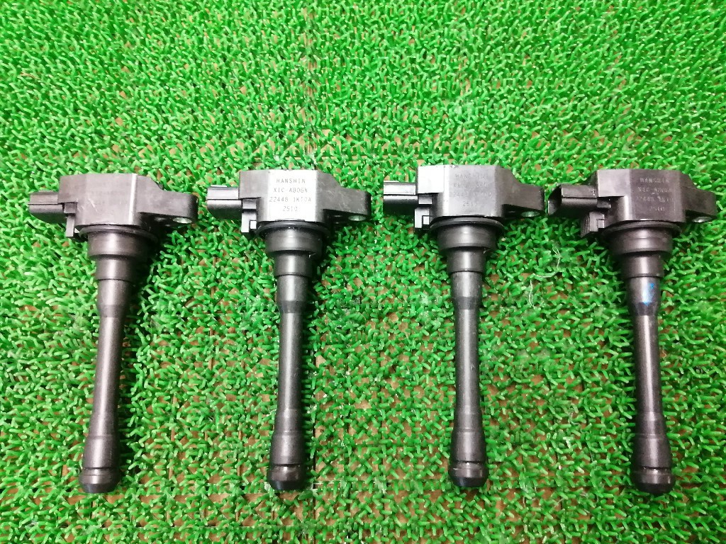 ☆　キューブ Z11 Z12 マーチ K12 ノート E11 E12 　純正　22448-1KT0A　XIC-AB06N　 ダイレクト イグニッション コイル　4本 ☆注意事項