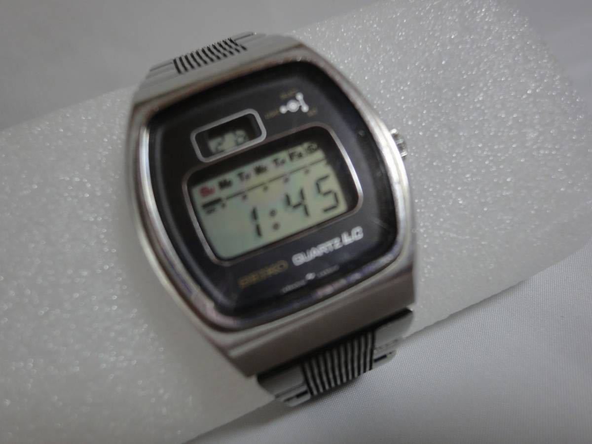 1円スタート 電池交換済み SEIKO QUARTZ LC 0124-0030 純正ベルト み 