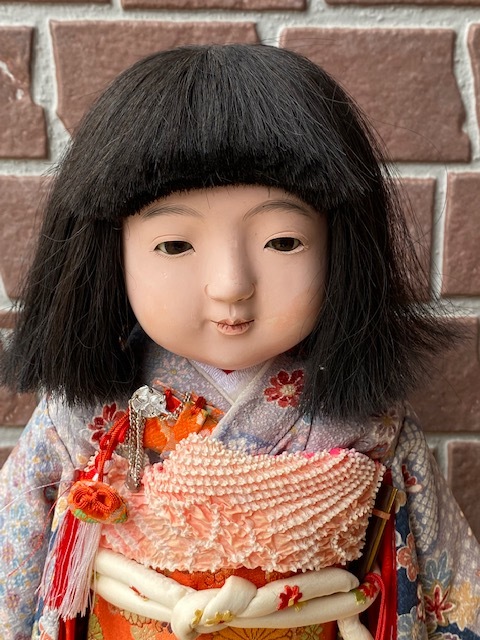 明治～昭和初期頃 等身大生き人形 玉眼 検/市松人形時代人形マネキン