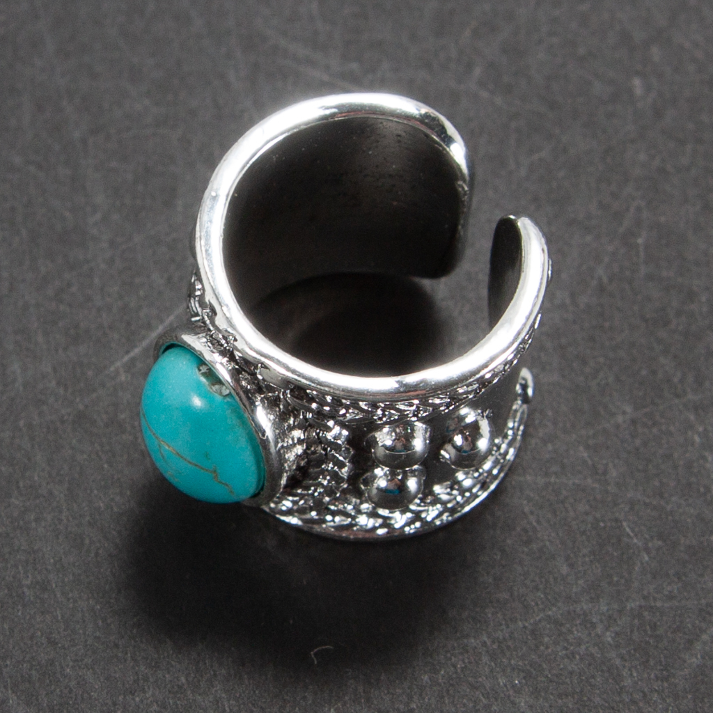 中古 ターコイズリングの通販 ターコイズリング　フリーサイズ②　レトロ調　新品　未使用品