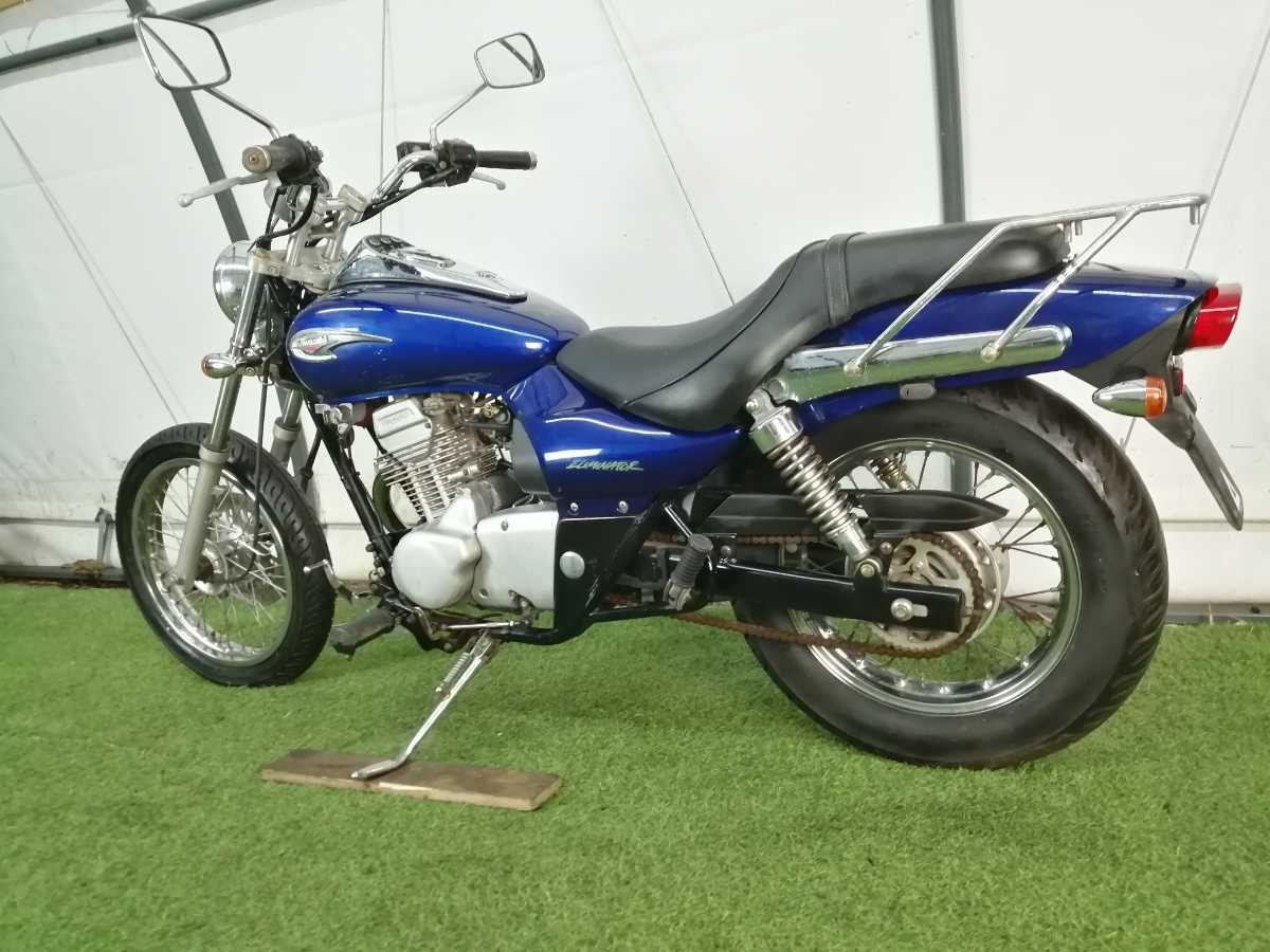 【動画あり】★カワサキ エリミネーター125★ 実動 原付二種 BN125A型 キャブレター 空冷 4サイクル マグナ ビラーゴ アメリカン 松本市 エリミネーター125】ヤフオクでGETした最高の125cc【ざっくり
