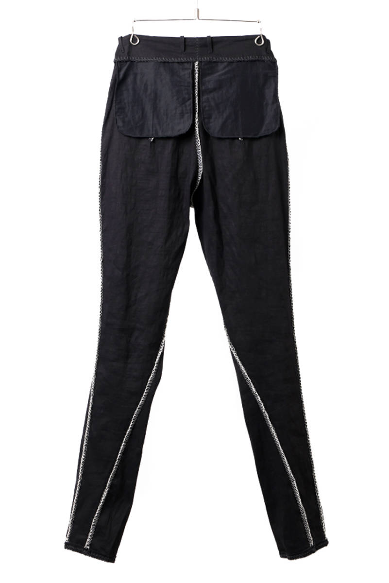 Leopold Bossert オーバーロックステッチ グレーパンツ Leopold Bossert オーバーロックステッチ グレーパンツ