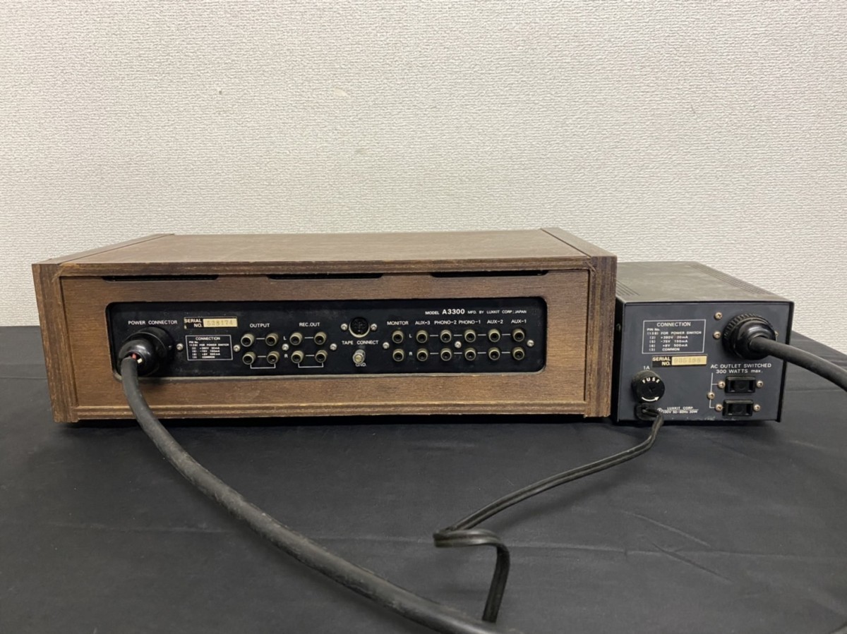 A2 LUXMAN ラックスマン A3300 A33 管球式プリメインアンプ POWER