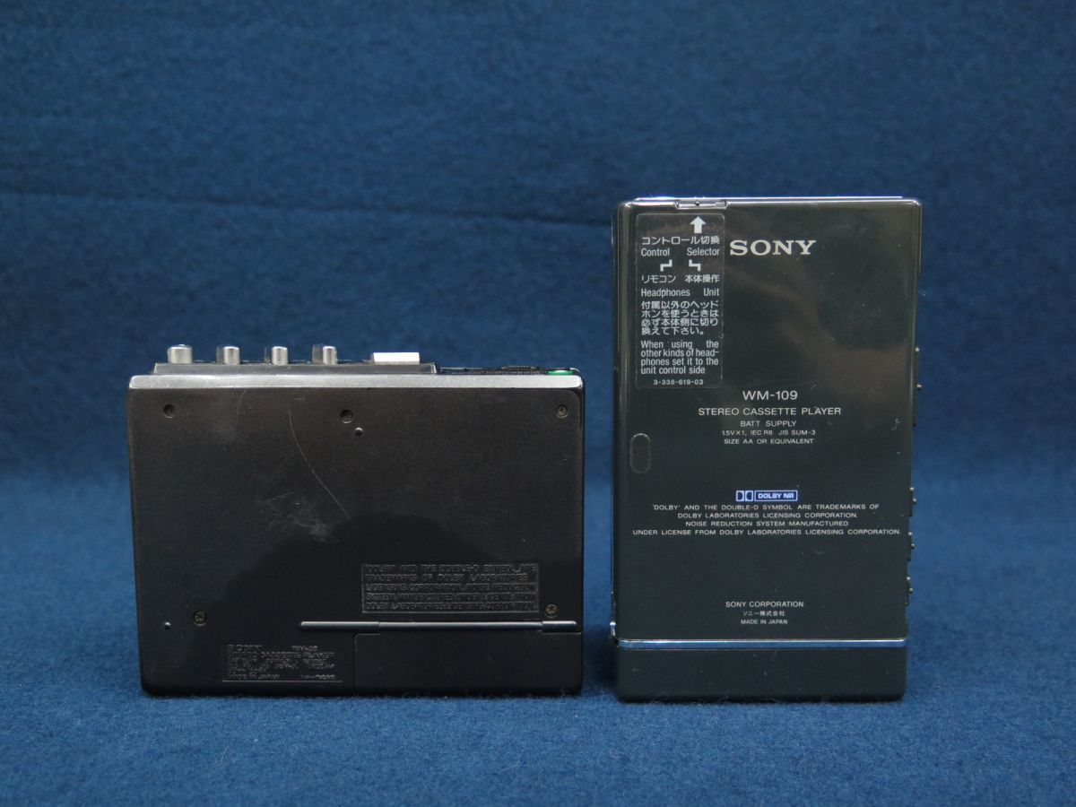 WM-109 Sony SONY ▷ WALKMAN Cassette - メルカリ Walkman WM Player