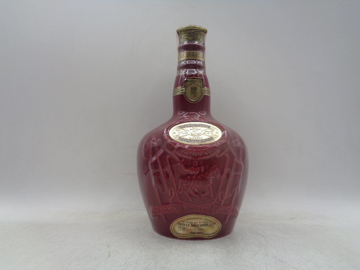 ROYAL SALUTE 21年 ロイヤルサルート 21年 ウイスキー 陶器ボトル 赤