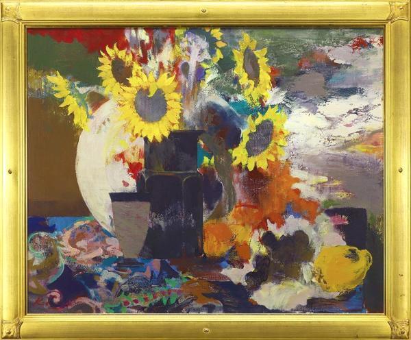 真作】【WISH】大内田敬 油彩 30号 大作 ◇花逸品 〇国画会 真作】【WISH】大内田敬 油彩 30号 大作 ◇花逸品 〇国画会