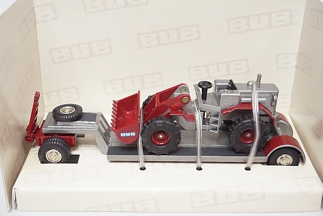 限定セール，最新作 BUB バブ 1/87 CAT 620 Wheel Loader on Trailer ホイールローダー トレーラー Toy Fair Nurnberg 2006 07501(建設車両、作業車)｜売買されたオークション情報、yahooの商品情報をアーカイブ公開 - オークファン 建設車両、作業車