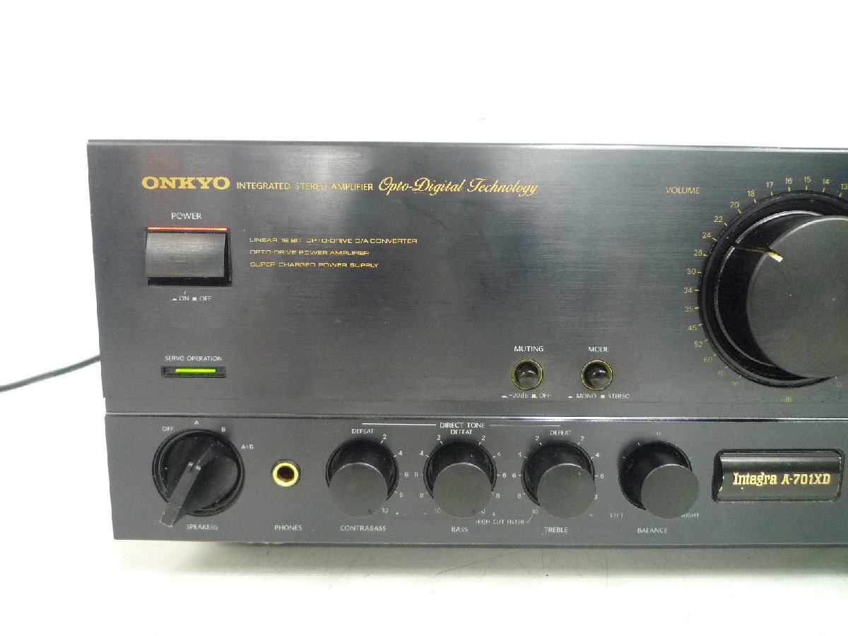 ONKYO プリメインアンプ Integra A-701XD 通電確認 | TORUEXPERT.EE