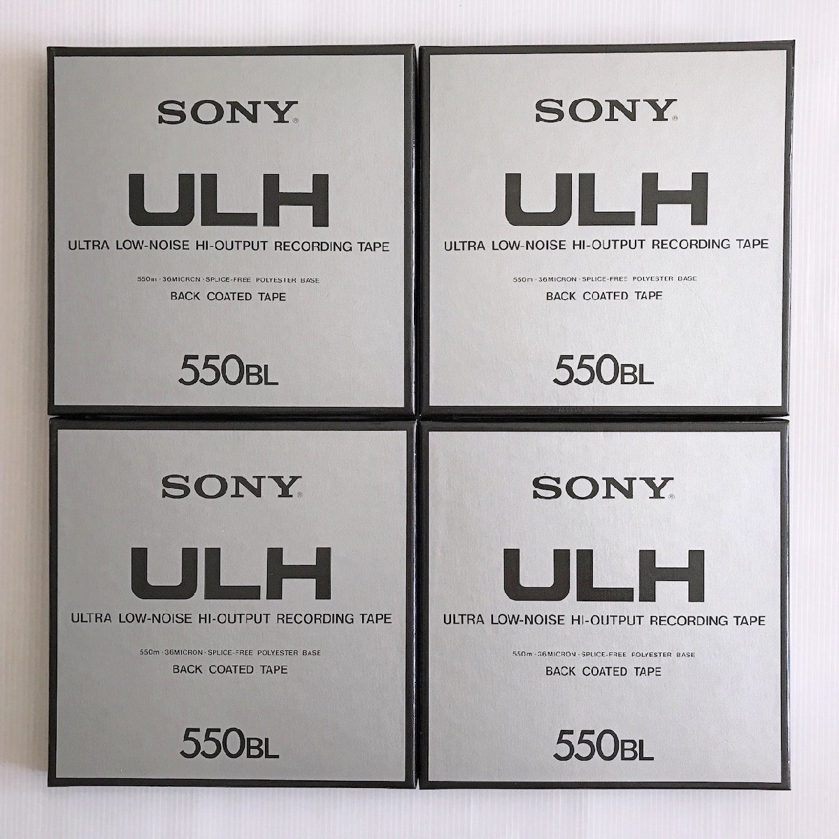 豊富な，お買い得】 オープンリールテープ 7号 SONY ULH-7-550-BL 4本