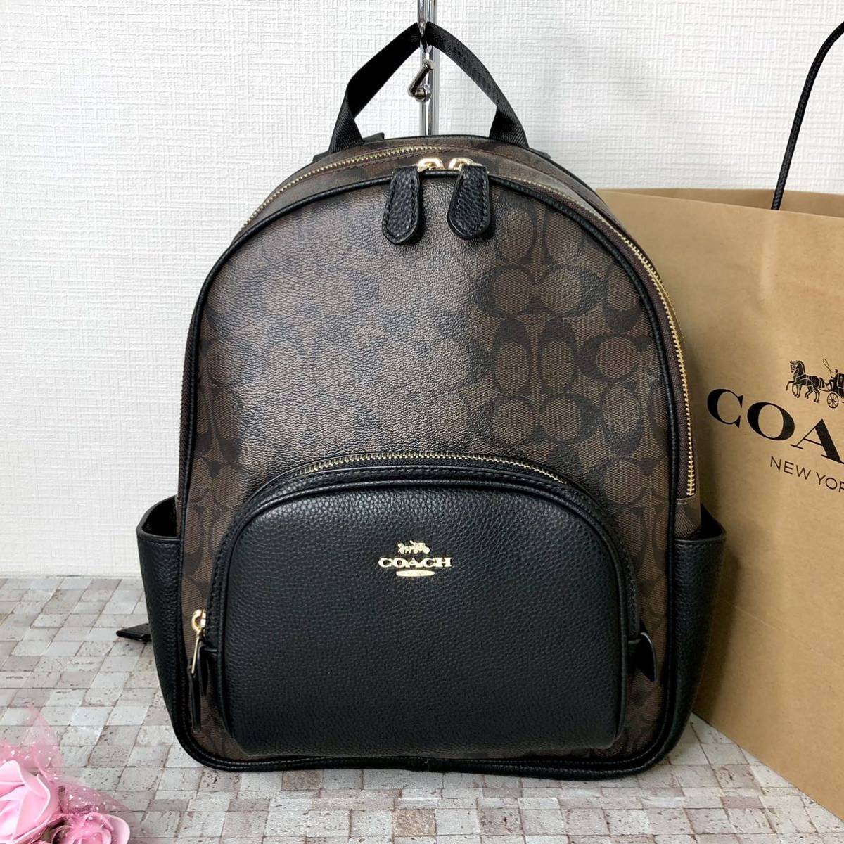☆新品・未使用☆COACH リュック バックパック ダークブラウン 