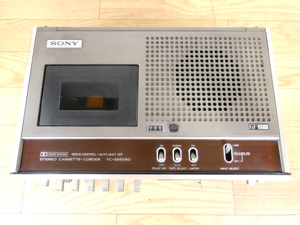 SONY ソニー TC-2850SD デンスケ カセットレコーダー 音響機器