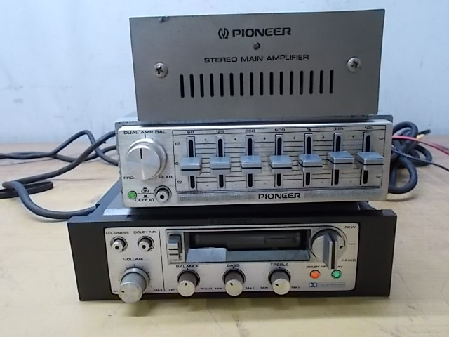 PIONEER パイオニア アンプ カセットデッキ 、EQ-001、XR-900、QX-531