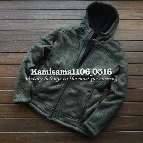 【高品質，限定SALE】 G2763/表記L 英国 FREE.COUNTRY 裏ボア 重厚 メンズ フード ライニングボア ジップアップ パーカーニット切替ジャケットブルゾン(Lサイズ)｜売買されたオークション情報、yahooの商品情報をアーカ ジャンパー、ブルゾン一般