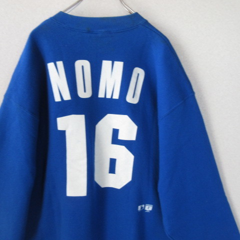 ○希少 90s SALEM SPORTWEAR USA製◇LAドジャース MLB 野茂英雄