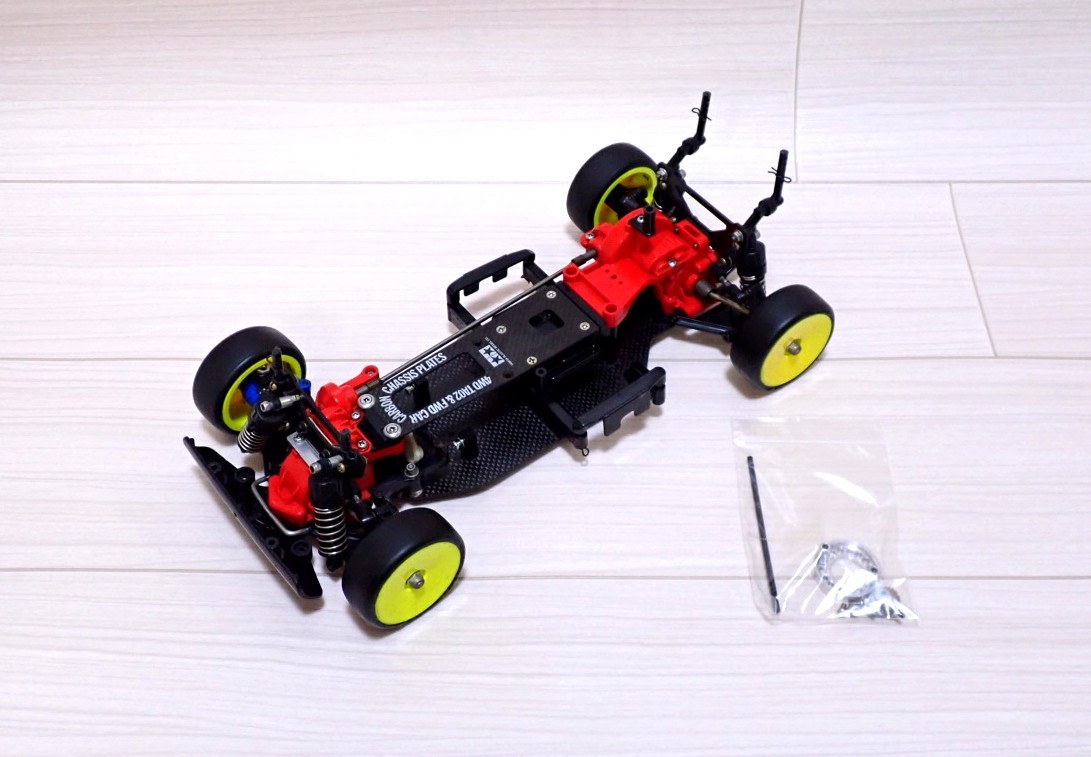 タミヤ TA02 カーボン シャーシ オプションパーツ多数付 TA02 タミヤ