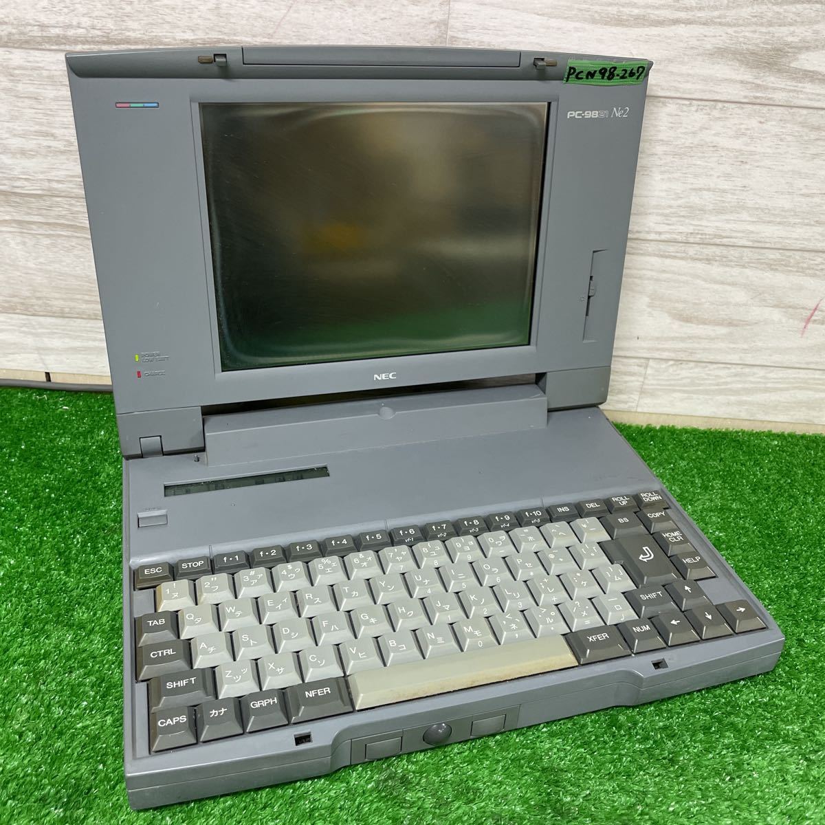 PCN98-267 激安 PC98 ノートブック NEC PC-9821Ne2 通電のみOK