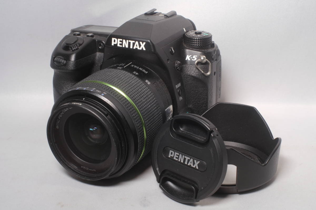 PENTAX ペンタックス K-5 デジタル 一眼レフ カメラ 18-55 Kit 中古 現状にて 【 Takuma SMCP AF 標準 ズーム ボディ K-1 K-5 PENTAX ペンタックス 価格比較 デジカメ レンズ付き