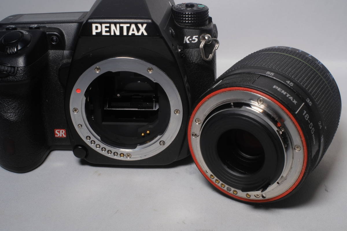 PENTAX ペンタックス K-5 デジタル 一眼レフ カメラ 18-55 Kit 中古 現状にて 【 Takuma SMCP AF 標準 ズーム ボディ K-1 K-5 PENTAX ペンタックス 価格比較 デジカメ レンズ付き