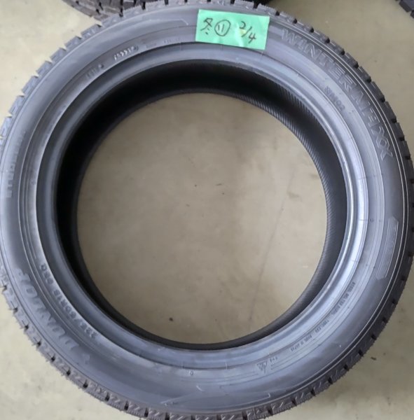 冬⑪レクサス用！！21年製未使用スタッドレスタイヤ　ダンロップウィンターマックスWM02　225/50R18　95Q　4本　