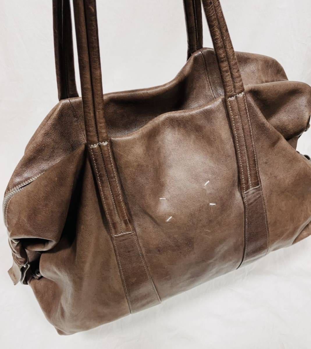 Maison Martin Margiela 11 セーラーバッグ キャメル レザー メゾン  