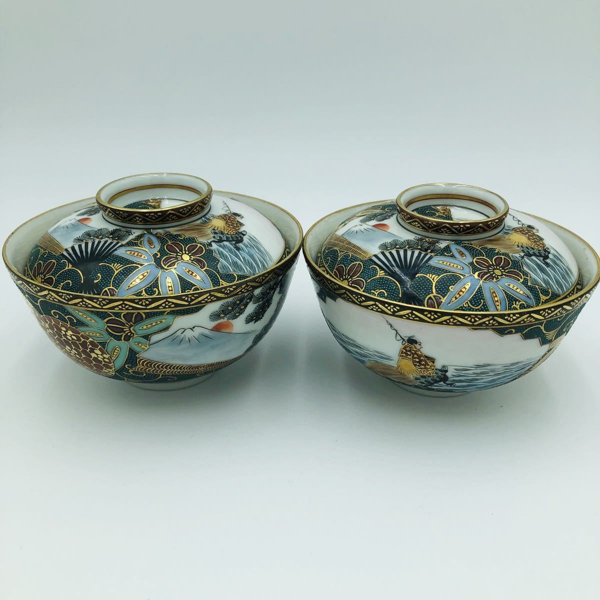 古伊万里 骨董 アンティーク 明治時代 伊万里色絵唐獅子花鳥牡丹 大 