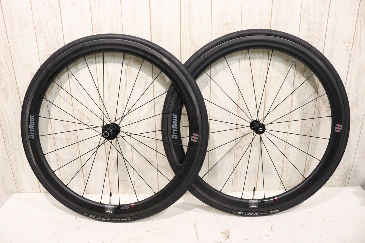 ○ATTAQUE アタッキ 45mm クリンチャー シマノフリー 11s対応 カーボン