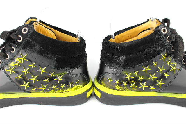 極美品 ジミーチュウ JIMMY CHOO スタースタッズ ハイカットスニーカー