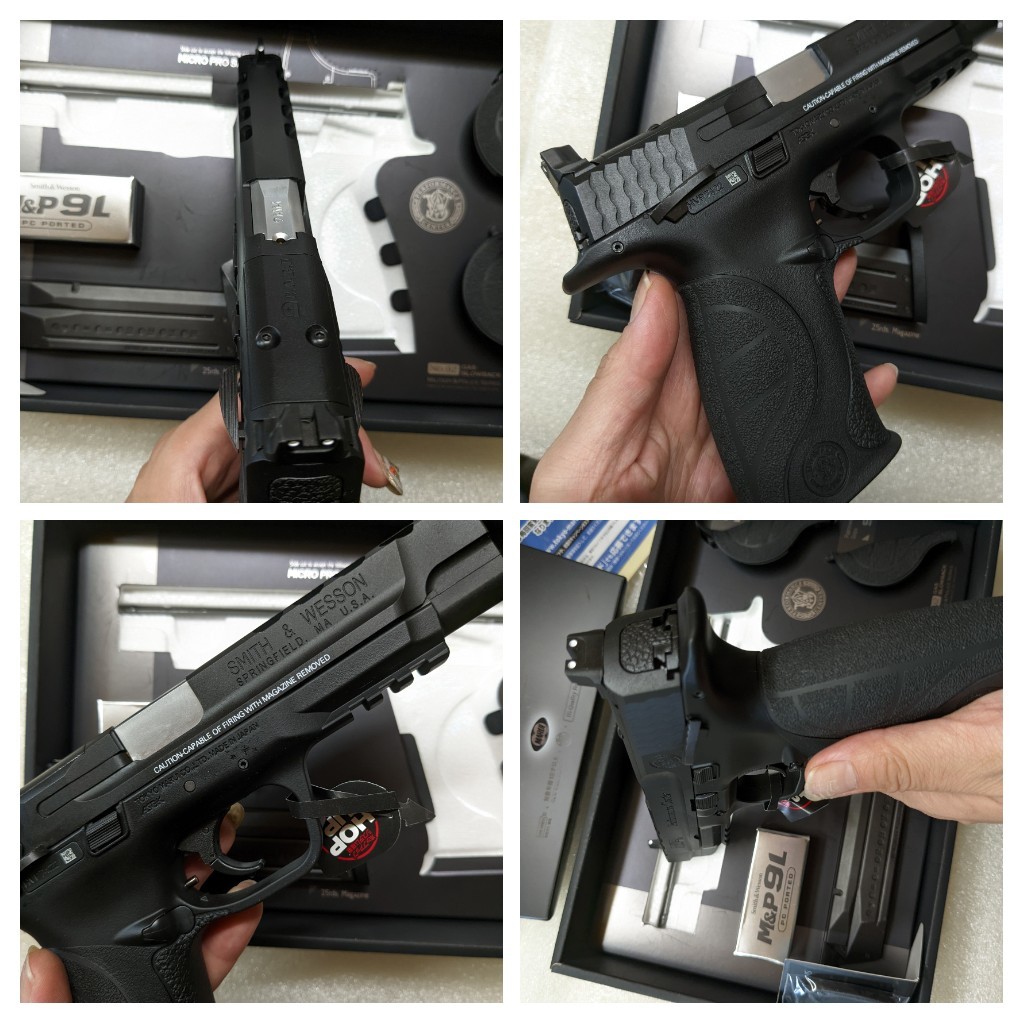 ほぼ未使用 東京マルイ ガスブローバック M&P 9L PC ポーテッド ガス銃 
