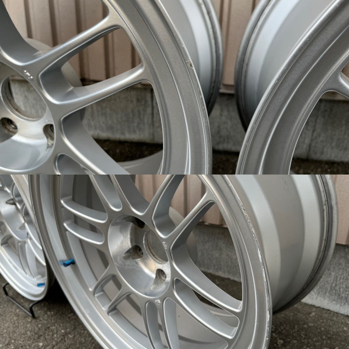 ENKEI RPF1 9.5J-18インチ 5/114.3 +15 4本セット シルバー エンケイ 軽量