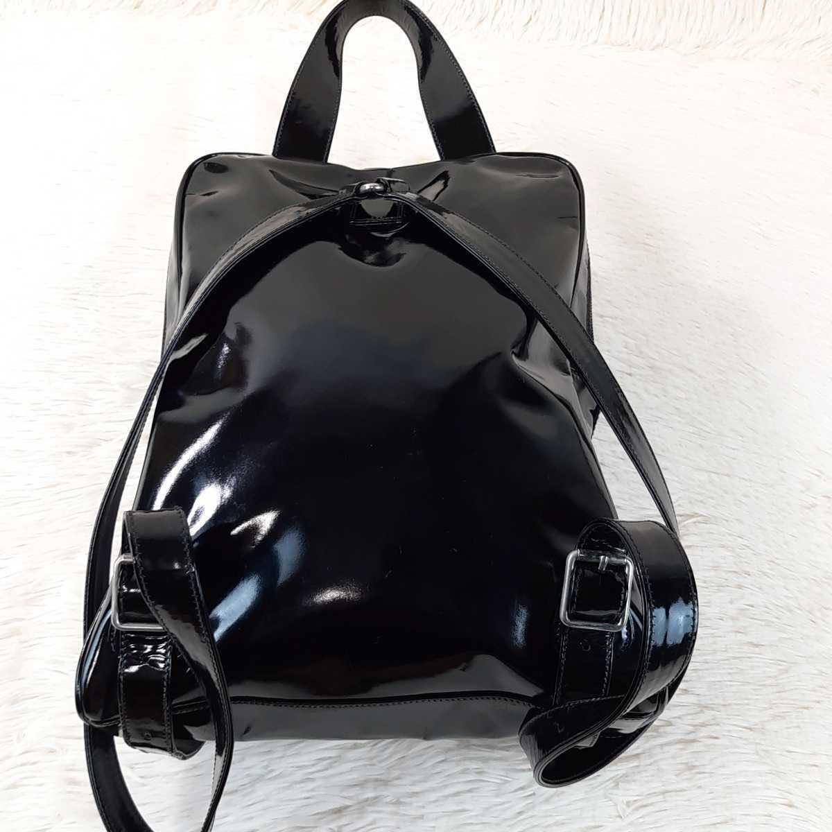 1円〜【極美品】GUCCI グッチ リュック バッグパック 粉ふき除去済 
