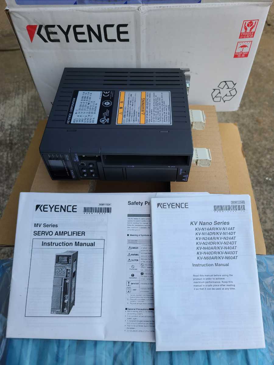 キーエンス MV-72 サーボアンプ 6A133 動作保証 キーエンス　MV-72　サーボアンプ　新品未使用保管品