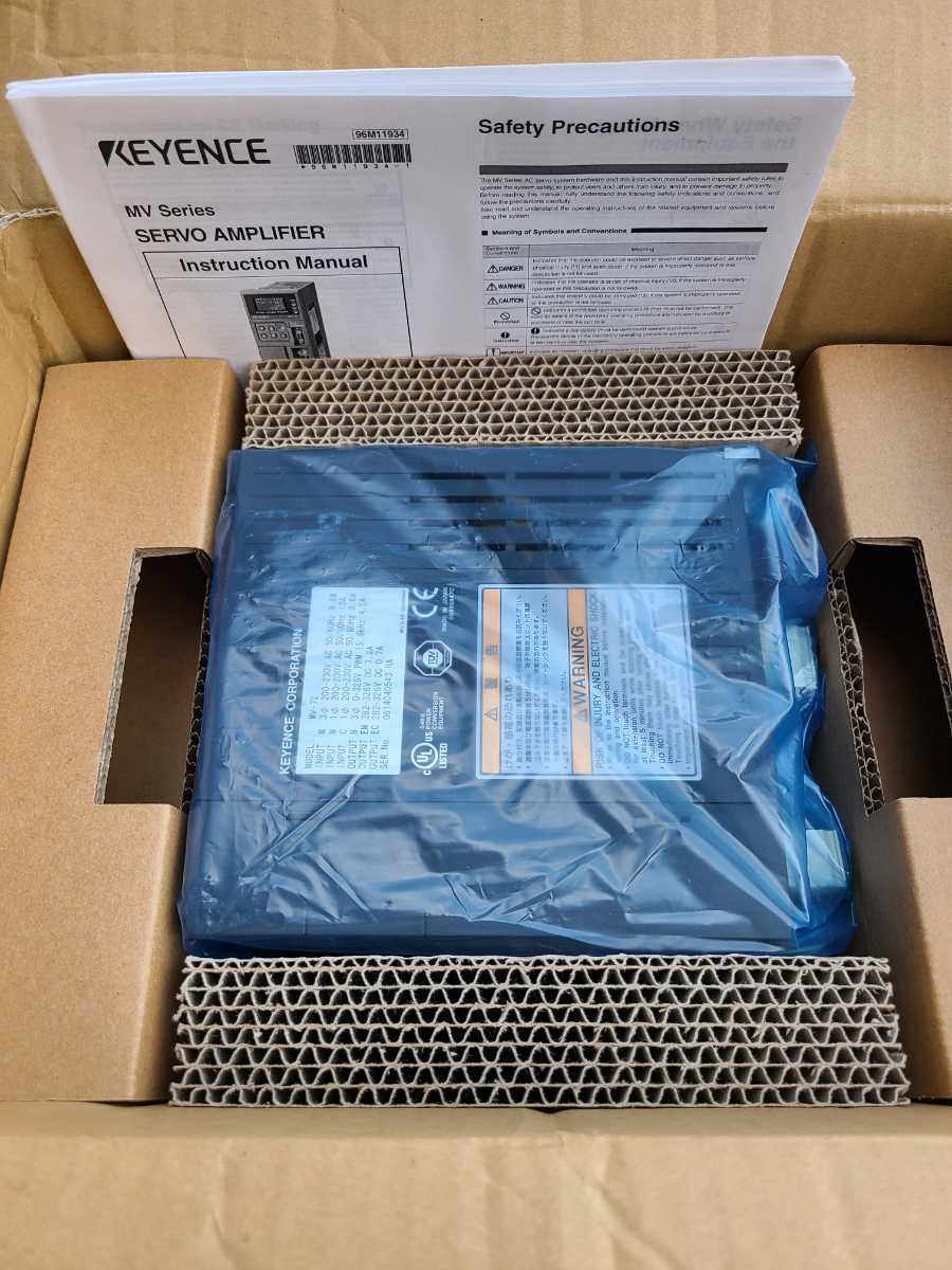 キーエンス MV-72 サーボアンプ 6A133 動作保証 キーエンス　MV-72　サーボアンプ　新品未使用保管品