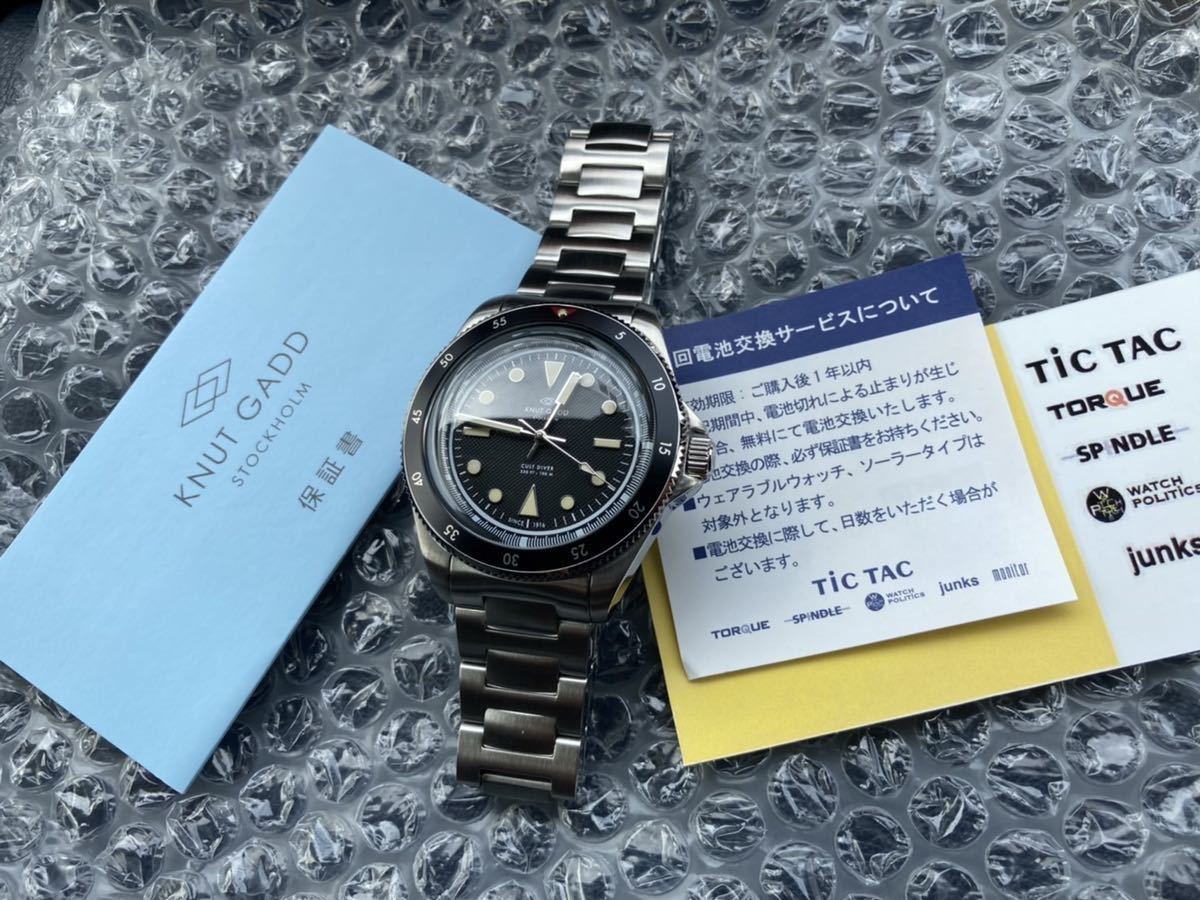 knut gadd クヌートガッド CULT DIVER（クルツダイバー）新品 ダイバー