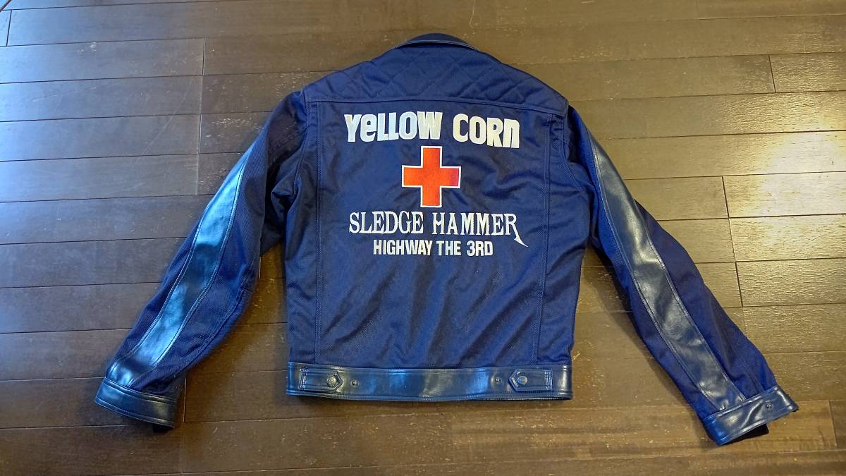イエローコーン　メッシュジャケット　レディースLサイズ　ブルー　中古品