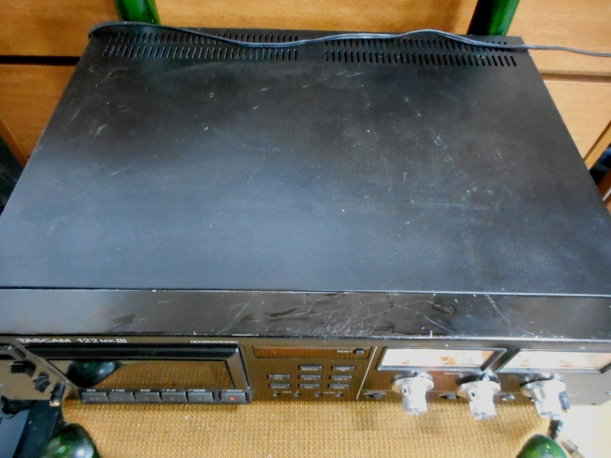 TASCAM 122MKⅢ 3ヘット動作良好 TASCAM カセットデッキ 122MK3 0 mk 3