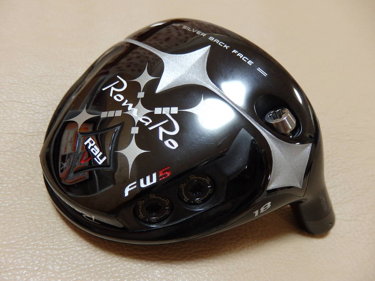 格安送料無料！！ロマロ Ray-V V2フェアウエイウッド5W18°ヘッド単品