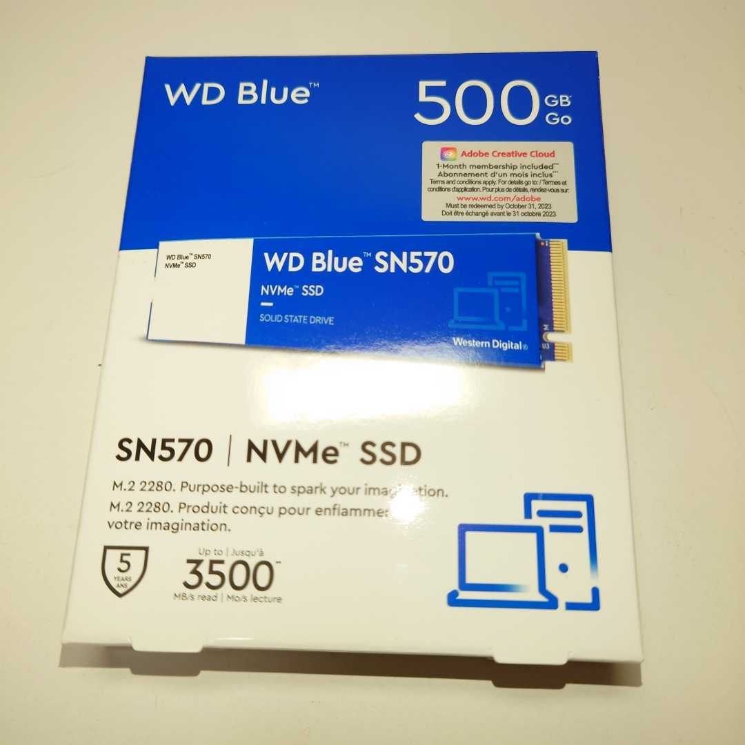 ◇新品◇Western Digital BLUE M.2 SSD 500GB SN570 WDS500G3B0C NVMe