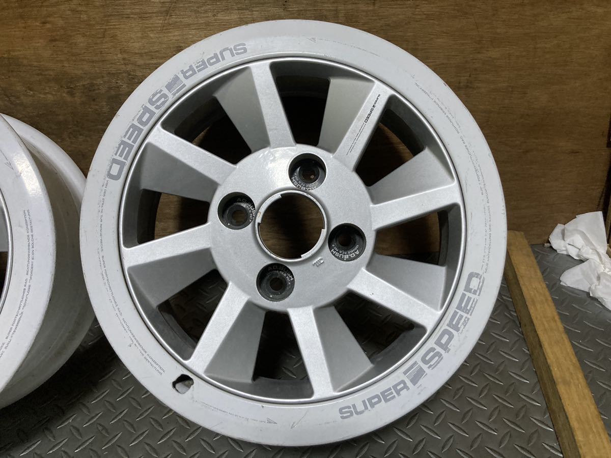 激レア 超希少 当時物 旧車 HEROES RACING SUPER SPEED 14X6J+38 