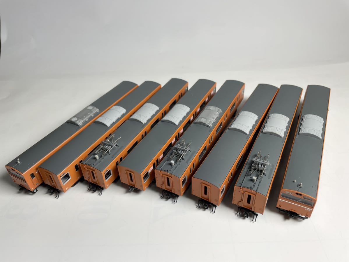 GM 103系 大阪環状線 オレンジ 塗装済み組み立てキット 8両セット 鉄再開