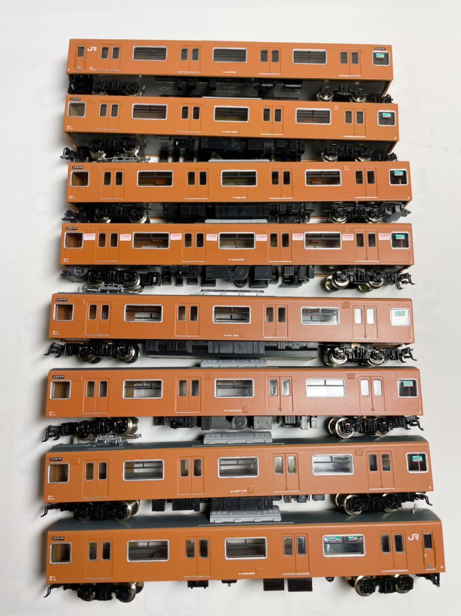 GM 103系 大阪環状線 オレンジ 塗装済み組み立てキット 8両セット 鉄再開