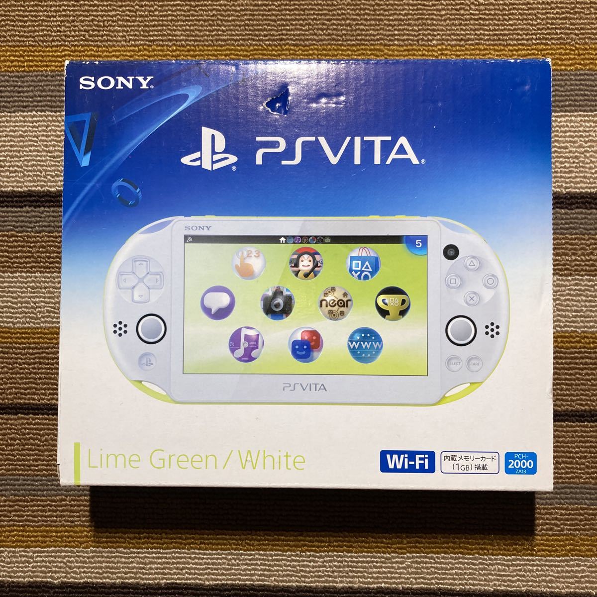 SONY psvita 2000 ライムグリーン/ホワイト 本体 箱付き SONY（ソニー
