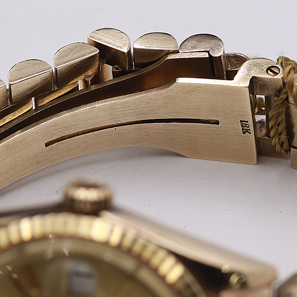 1円★稼働◎箱/ギャラ付【ロレックス】AT 1601 YG デイトジャスト シャンパン文字盤 メンズ腕時計 A0280441_5